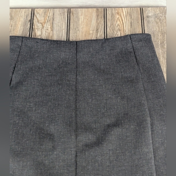 Liverpool Size 6 Pencil Skirt With Kick Pleat Dark Gray Pristine Condition - Picture 4 of 12